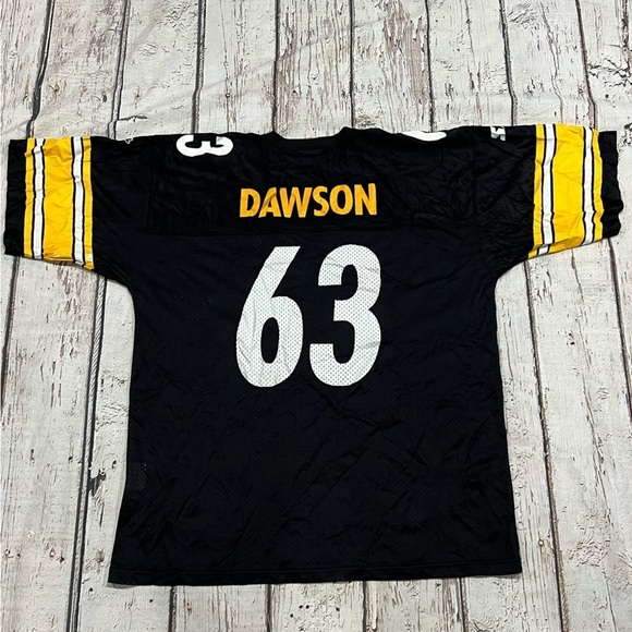 Vintage 90s Dermontti Dawson Pittsburgh Steelers Starter NFL Football Jersey - Picture 2 of 8